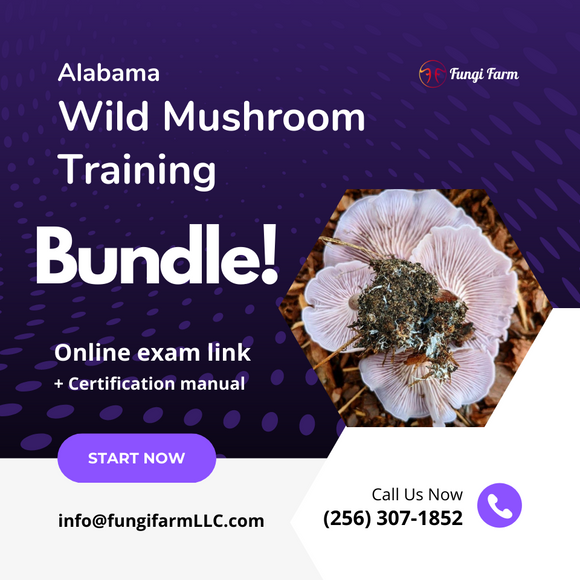 Alabama Wild Mushroom Certification (Certification Manual + Exam link)